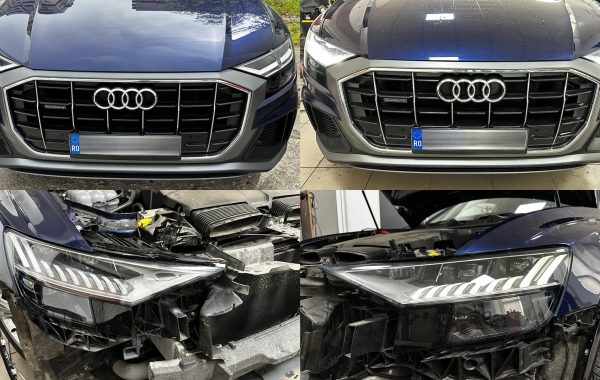 Instalare Montaj Faruri FULL LED Matrix Audi Q8 2021