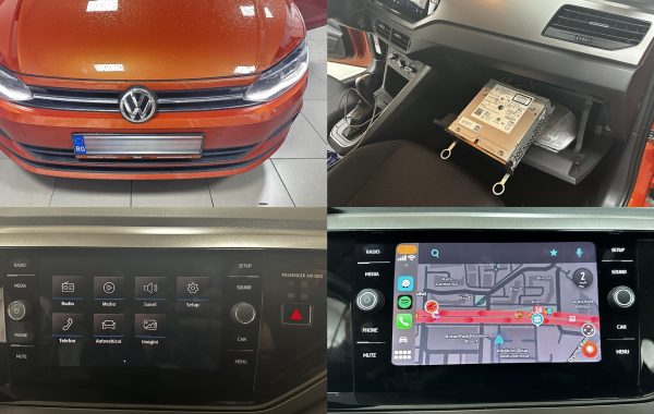 Instalare Unitate MIB 2 Android Auto Apple Carplay VW Polo AW1