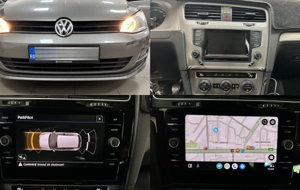 VW Golf 7 VII 2017 Instalare Unitate Multimedia MIB2 App Connect Senzori Parcare Fata Spate