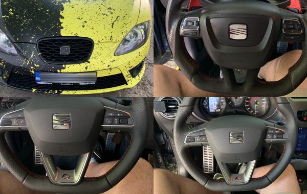Instalare Volan Piele Seat FR Volan Cu Comenzi Tesit Seat Leon 1P