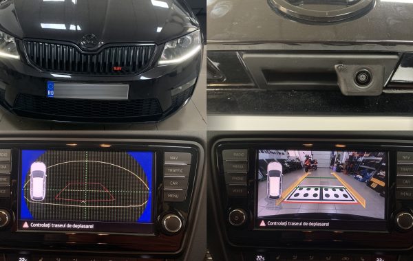 Instalare Montare Calibrare Camera Spate Video Marsarier Skoda Octavia 3 RS VRS III
