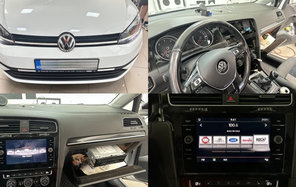 Instalare Unitate Multimedia MIB 2 APP Connect Apple Carplay Android Auto VW Golf 7