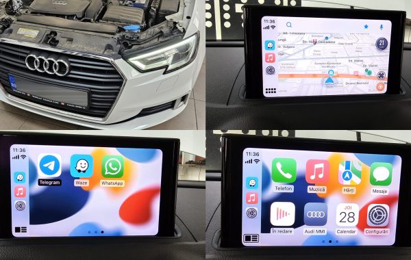 Instalare Montaj Port USB 2 Sloturi Activare Android Auto Apple Carplay Audi A3 8V