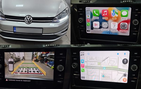VW Golf 7 VII Inlocuire Unitate Multimedia Navigatie MIB2 Instalare Camera Spate Highline OEM