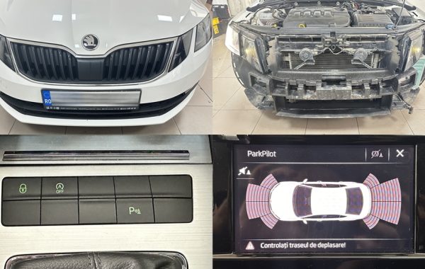 Montaj Senzori Parcare Fata Spate Originali Skoda Octavia 3 III Facelift