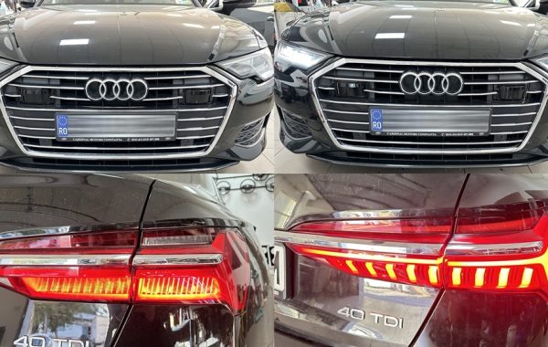 Instalare Faruri Full Led Matrix Stopuri Triple Led Originale Audi A6 C8