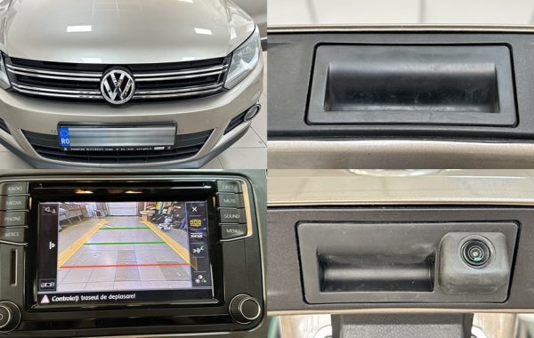 Instalare Camera Spate Marsarier OEM Highline Cu Linii De Ghidaj Mobile VW Tiguan 5N