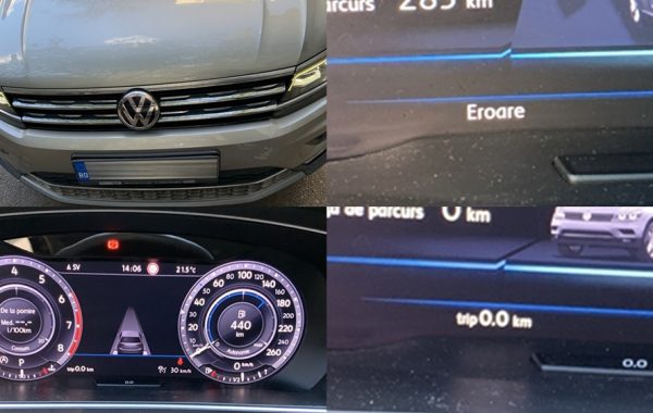 Reparatie Ceasuri Digitale Remediere Problema Eroare: Tablou de bord. Atelier! Front Assist indisponibil. VW Tiguan