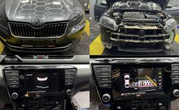 Instalare Camera Spate Senzori Parcare Fata Skoda Superb 3